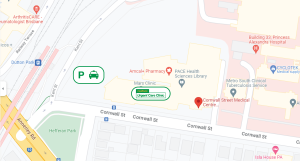 cornwall street medicare urgent care clinic map
